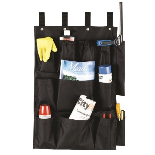 Bolsa Deluxe para Carrito de Limpieza Hospitality 1 Source® XDuty®, 12 Bolsillos, 21 x 32, Negro
